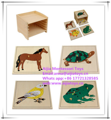 Montessori Wooden Toys ,Wooden Montessori Puzzles