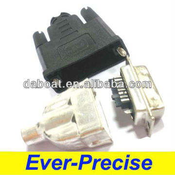 24+1 dvi male connector solder type