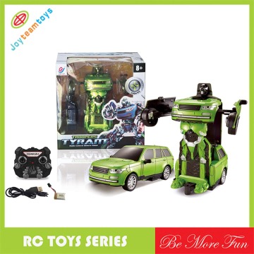 Rc robot RC one key to transform toys