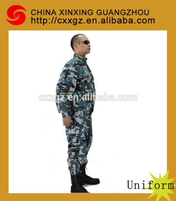 Blue Desert Camo BDU uniform army uniform