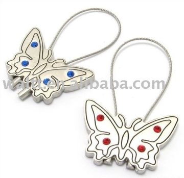 Butterfly Keychain, Metal Butterfly Keychain For Lover