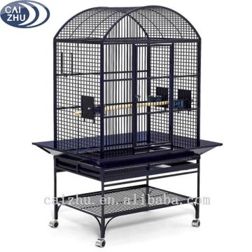 Large open top wrought iron bird cages for outdoor breeding bird