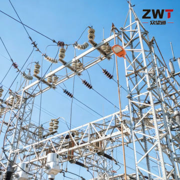 Erecting Substation Steel Frameworks