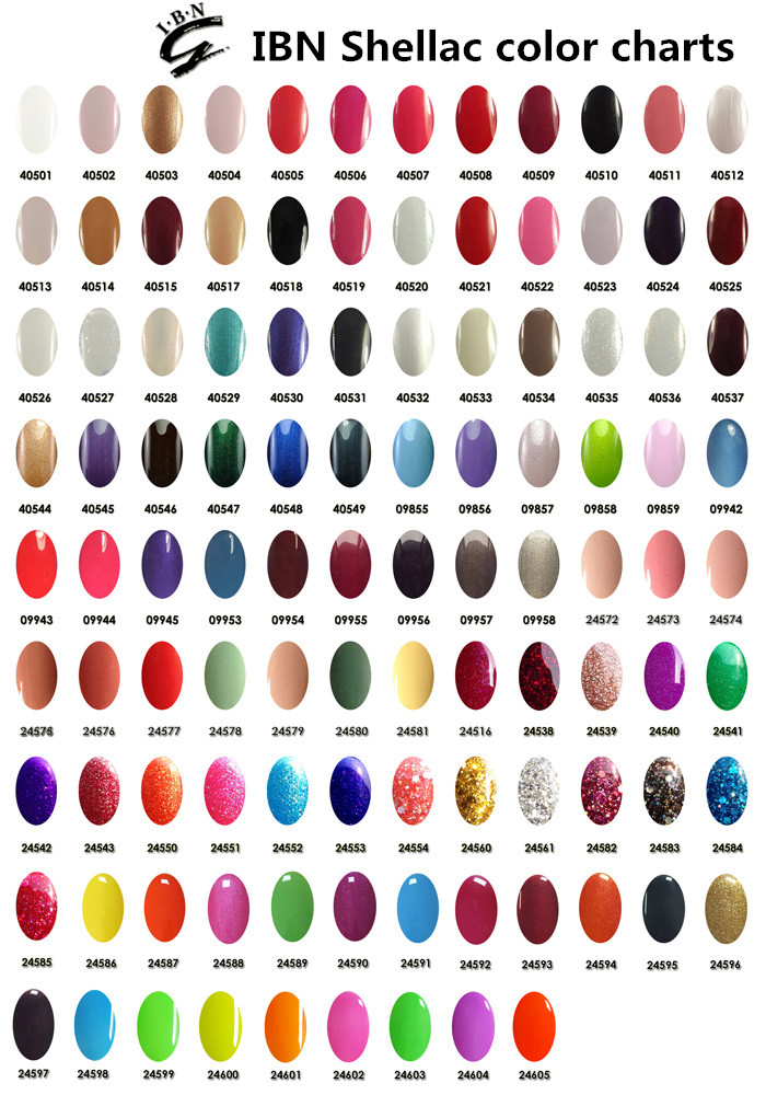 High Quality Environmental MSDS&SGS Approved Shellac Nail Gel Polish (105 colors)