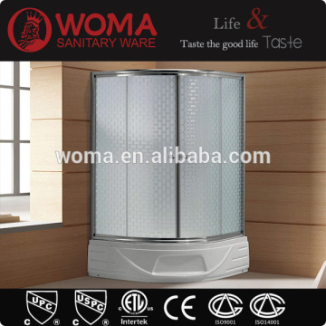 Y619 small shower cabin with framless shower room glass cabin