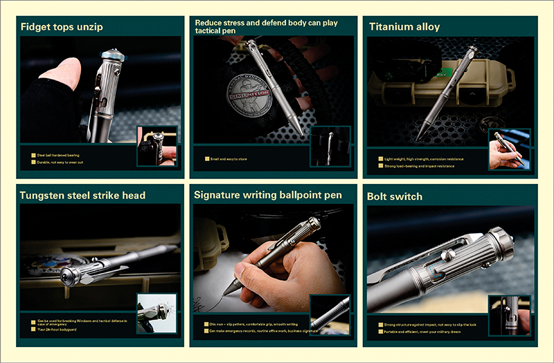 pluma de titanio titanium pen