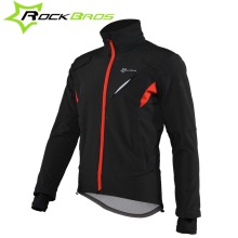ROCKBROS Cycling Wear Winter Fleece Thermal Warm Bicycle Jersey Windproof Anti-sweat Rainproof Riding sportswear cycling jacket