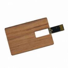 Wooden card type USB, 64MB-128GB capacity