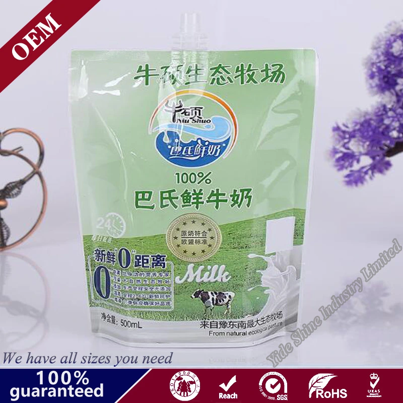 Custom Printing BOPA+PE Shower Cream Plastic Pouch Bag with Spout Wash Protect Product Stand up Pouch, Shampoo Pouch with Nozzle