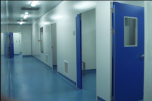 Medical energy saving aluminum clean door