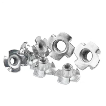 Factory Supply: Stainless Steel Rock Climbing Four-Claw Tee Nuts (Four-Pronged T-Nuts)
