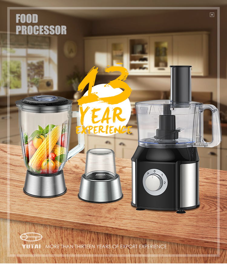 stainless steel food processor