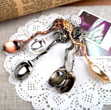 Unique Retro Style Zinc Alloy Coffee Spoon