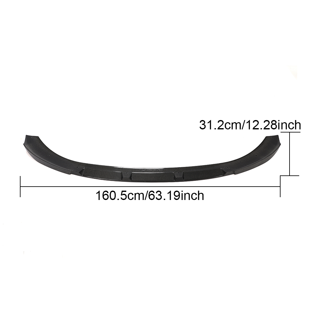 Modify Luxury I3 Series Carbon Fiber Car Front Lip Wing for I3 BMW I01 Hatchback 4-Door 2018-2020