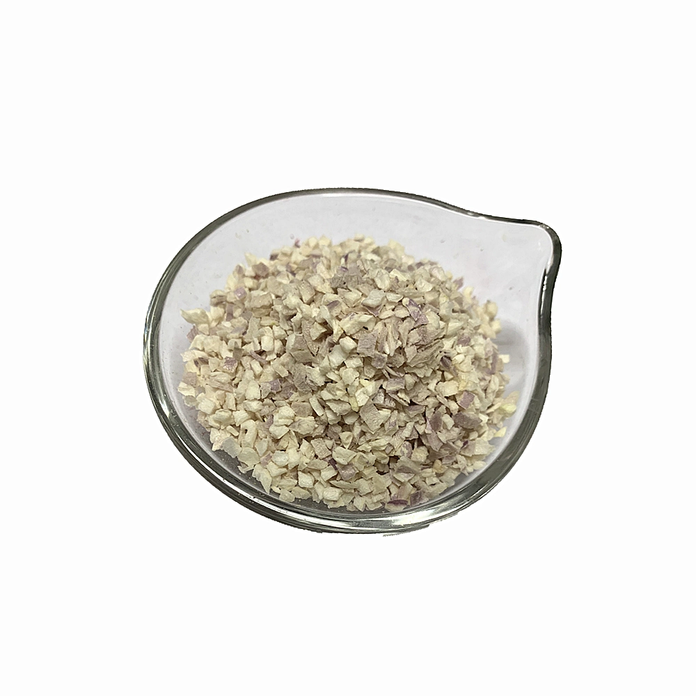 10X10X10mm Freeze Dried Peeled Onion Granules Red Onion Minced