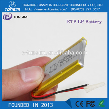 Hot sell lithium battery packs 503040 550mah li polymer battery