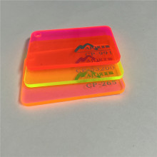 China supplier anti fade acrylic fluorescent board