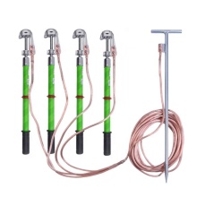 High Voltage Grounding Rods with Earthing Clamp