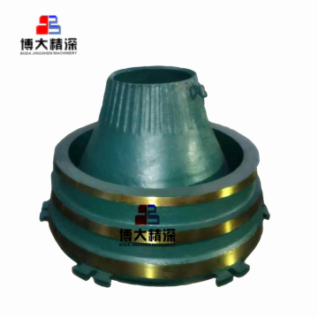 GP500 High Mangane Cone Cone Crusher Concave Mantle Bowl Liner Cadangan