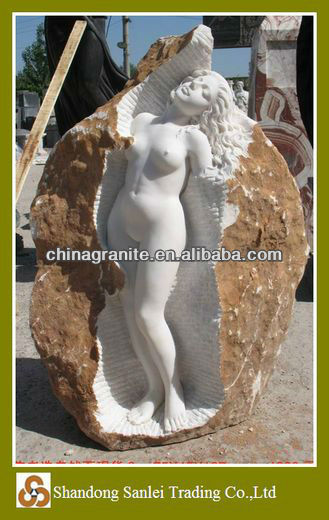 nude girl marble sculpture