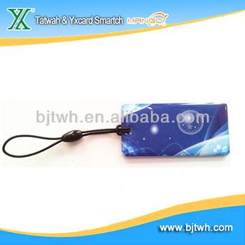 RFID access control key tag with epoxy