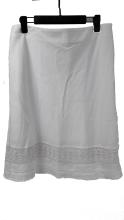 White Color Skirt For Ladies