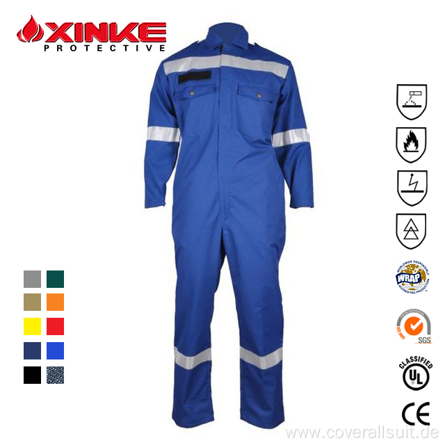 Flame Retardant Anti-static Offshore Coverall Garments