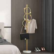 Modern Small Metal Floor Coat Rack Stand