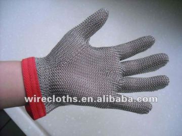 safe cut-resistant knitted meat glove