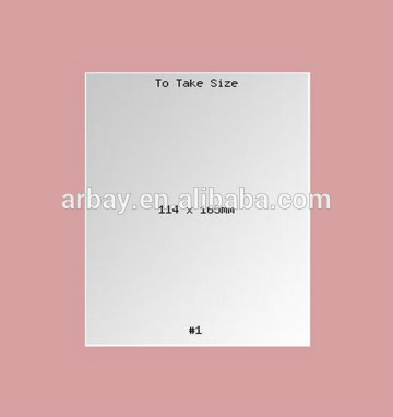 Hot selling 5x7" 8x10" white cardboard sheet paper 2mm