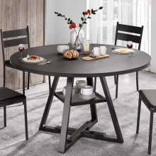 Nordic Round Table and Chair Set - Solid Wood Dining Room Set for Kitchen and Living Room