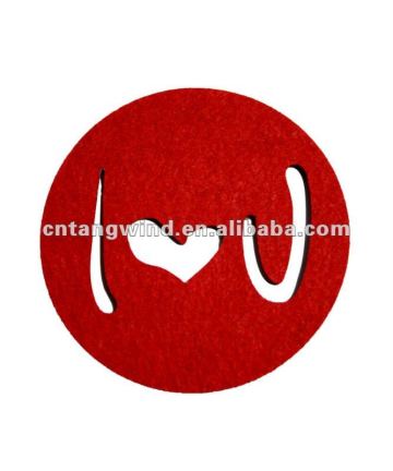 promotional felt coaster