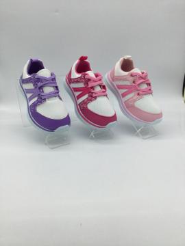Whole new style kid sport shoe girl sneaker