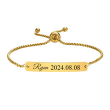 Amiee Jewelry: Custom Anti-Allergy Stainless Steel Name Bracelets