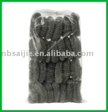 galvanized mesh scourer, metal scrubber, cleaning ball, stainless steel scourer with handle