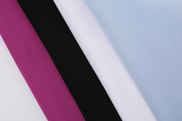 Wholesale woven plain challis 100%rayon viscose printing fabric for women's dress