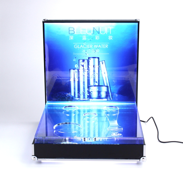 makeup display stand with lights