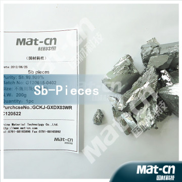 High Purity sputtering  target ---- Sb pieces