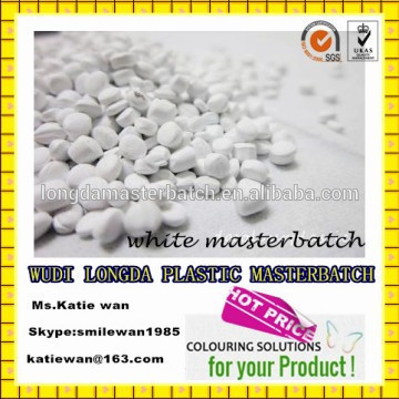 50% Rutile/Anatase Plastic White Masterbatch Factory
