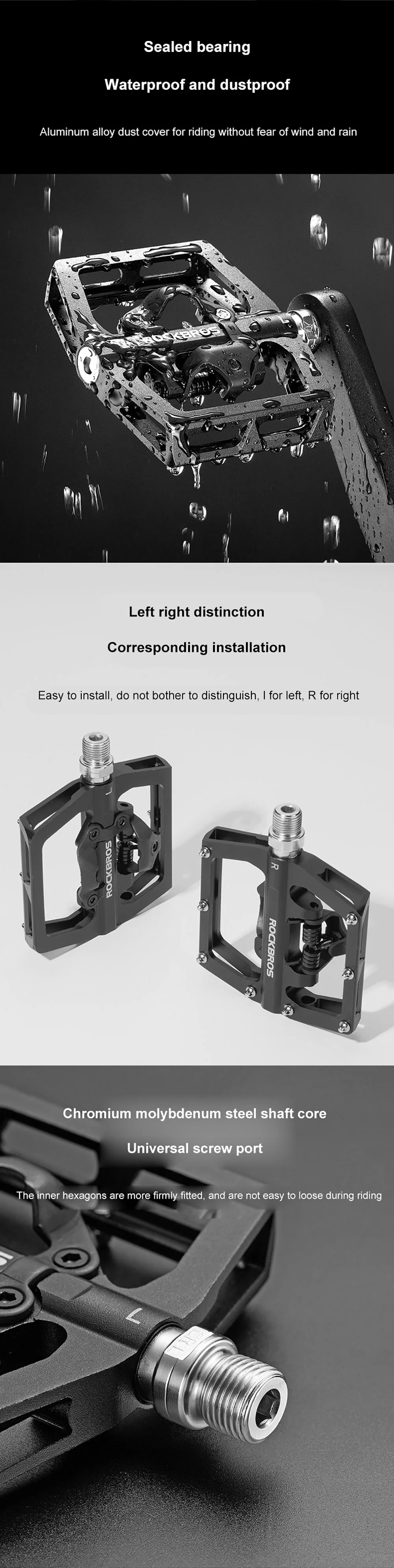 Hot-Selling High-Quality Ultra-Light Bicycle Pedals, Lightweight Aluminum Pedals