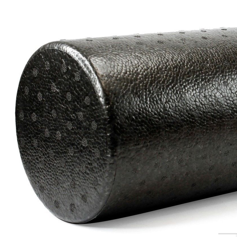 30cm High Density EPP Round Black Foam Roller For Yoga Massage