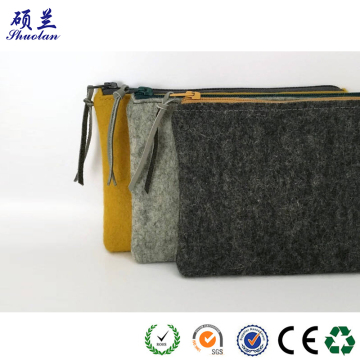 Good quality 100% polyester felt clutch bag