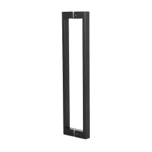 Black Stainless Steel Waterproof Glass Door Handle