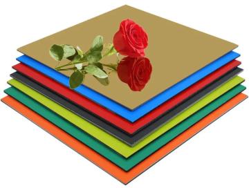 Black Mirror Clear-reflection ACP Wall Cladding Sheet