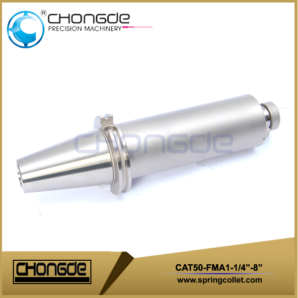 CAT50 Face Shell Mill Porte-outils 1-1/4&quot; Pilot Dia. 8&quot; Projection