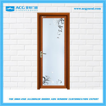 Bulk price lightweight tempered glass double swing door