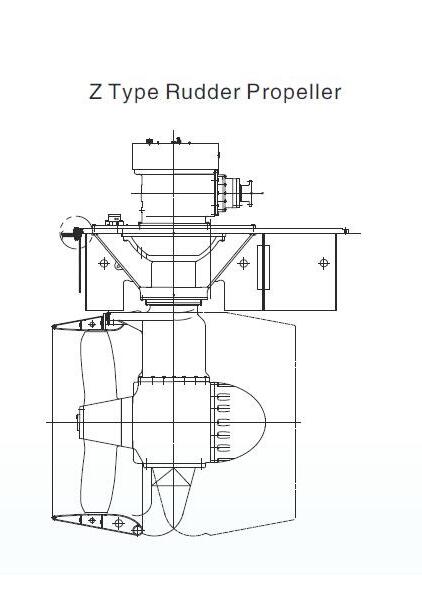 marine 360 degree  rudder propeller thruster