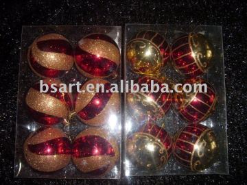 Plastic Christmas Ball christmas tree ball / Hand painted ball