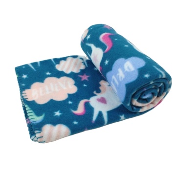 2021 New Double Brush Fleece Polar Fleece Blanket All Over Print Fleece Blanket