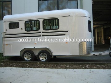 2 horse trailer angle load with kitchen horse trailer